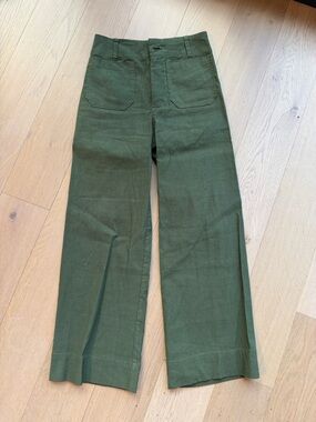 Anthropologie Green Colette  Pants NWT